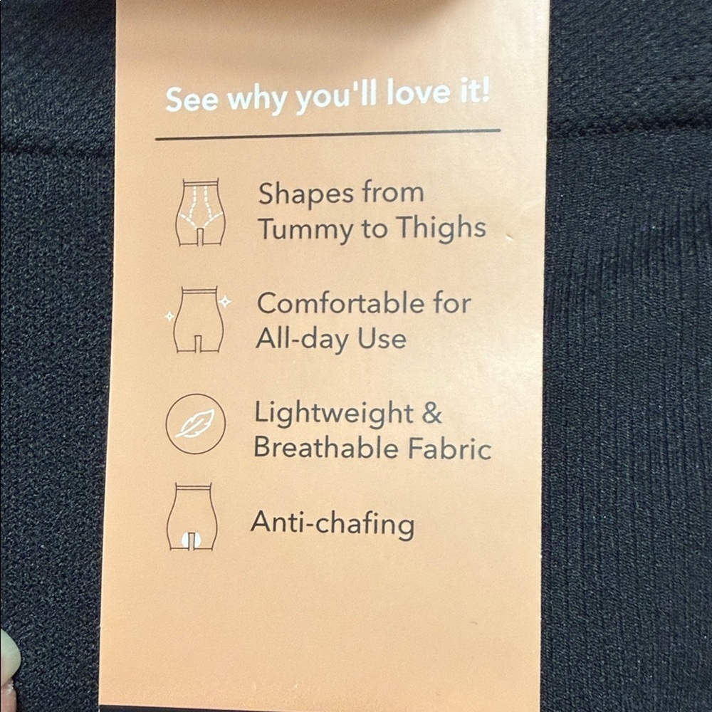 Shapermint All Day Every Day High Waisted Shapewear Shorts, Size M/L. NWT - Picture 11 of 11